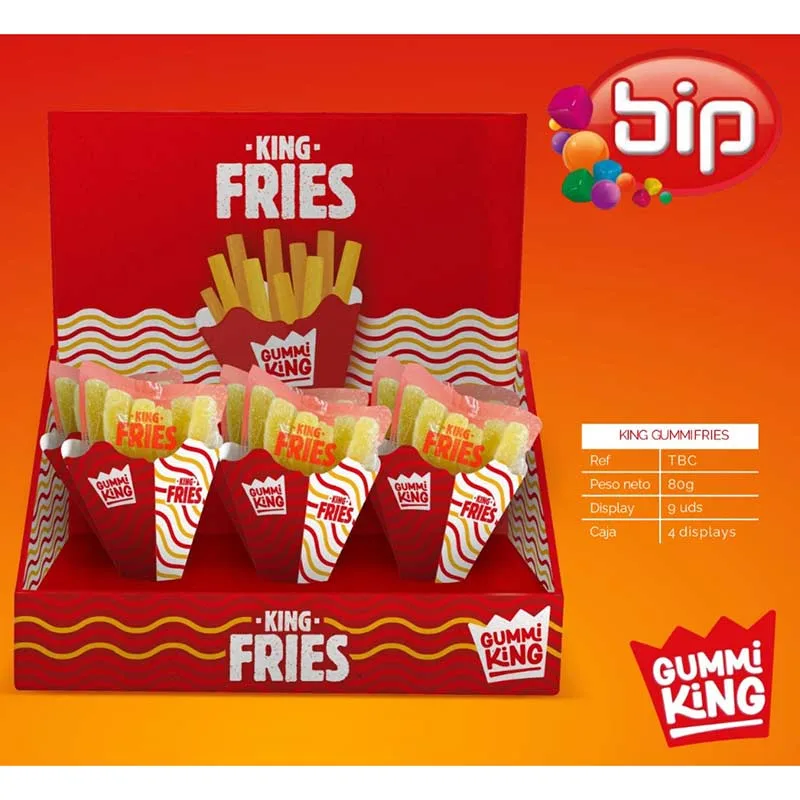 King Fries 9 Unidades x 80gr