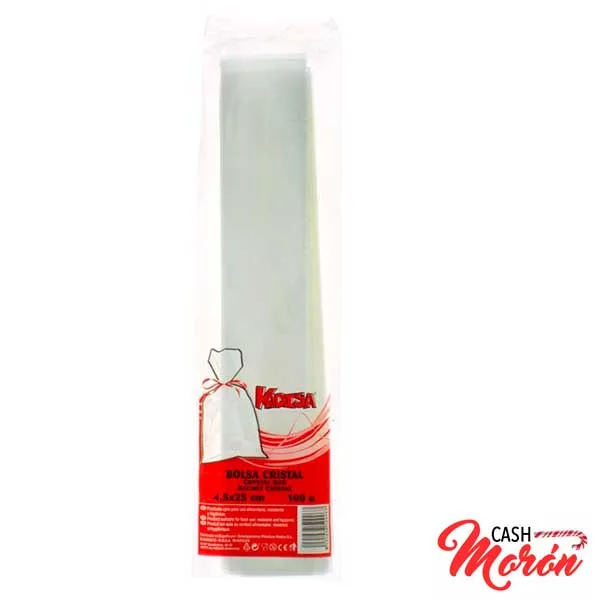 Pack de 100 Bolsas Transparentes Kadisa