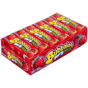 Chicle BUBBALOO de Fresa STICK 18 Unidades