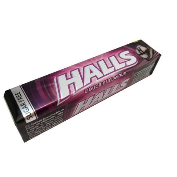 Caramelos Halls Regaliz