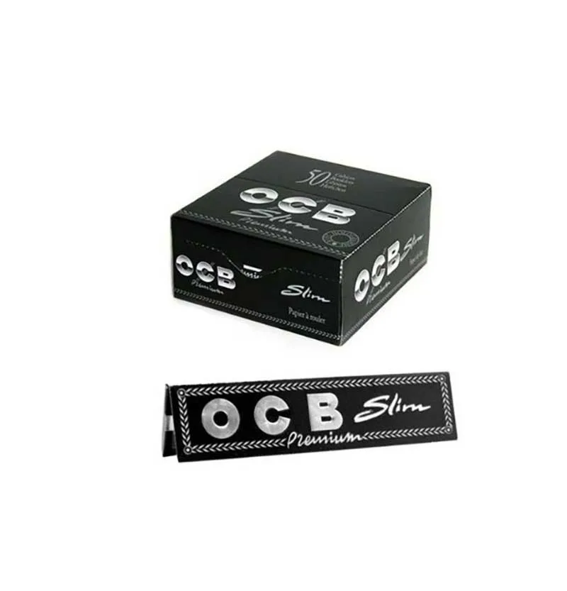 OCB Negro Papel de Fumar - Rolling Paper 50 libritos