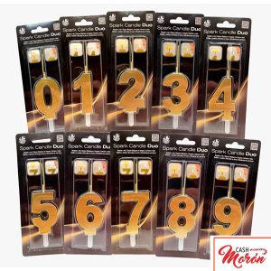Velas con bengala